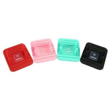 REMAX CAR PHONE HOLDER SOFT SILICONE ANTI-SLIP BRACKET SUPPORT MAT MOUNT STAND (BLACK)