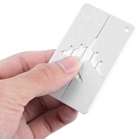 SHINETRIP 2PCS LUGGAGE HANG TAG BOARDING SHIPMENT LABEL WITH STAINLESS STEEL RING (SILVER)