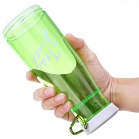FANSON F - 1011 450ML MULTIFUNCTION PLASTIC JUICE TEA COLA BEER DRINKING WATER BOTTLE (GRE
