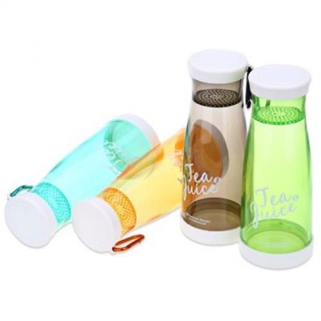 FANSON F - 1011 450ML MULTIFUNCTION PLASTIC JUICE TEA COLA BEER DRINKING WATER BOTTLE (GRE