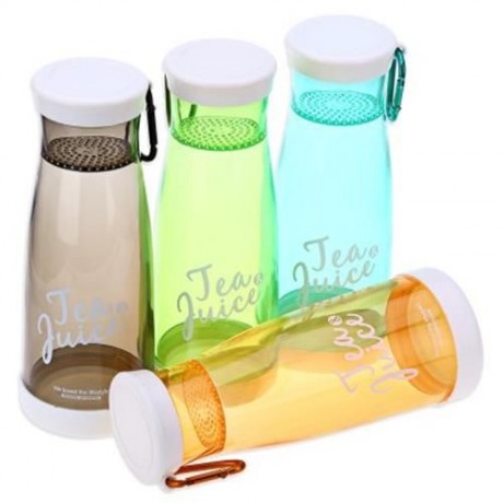 FANSON F - 1011 450ML MULTIFUNCTION PLASTIC JUICE TEA COLA BEER DRINKING WATER BOTTLE (GRE