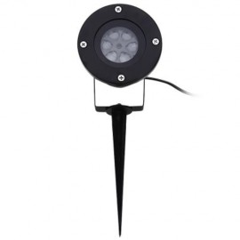 110 - 240V 4W LED WATERPROOF HEART LIGHT LANDSCAPE PROJECTOR LAMP (BLACK)