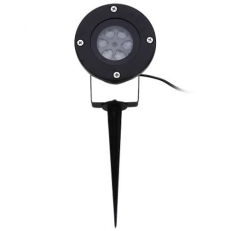 110 - 240V 4W LED WATERPROOF HEART LIGHT LANDSCAPE PROJECTOR LAMP (BLACK)
