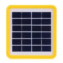 KKBOL 5V 1.8W LITHIUM-ION BATTERY SOLAR PANEL CHARGER WITH USB PORT FOR CELL PHONE (YELLOW