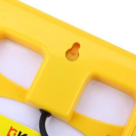 KKBOL 5V 1.8W LITHIUM-ION BATTERY SOLAR PANEL CHARGER WITH USB PORT FOR CELL PHONE (YELLOW