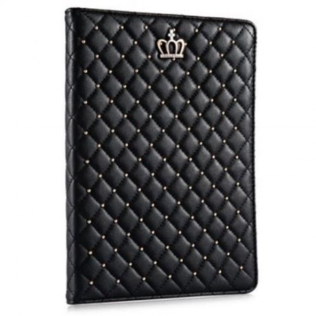 WIRELESS BLUETOOTH KEYBOARD STYLUS PEN PU LEATHER SMART CASE COVER FOR IPAD AIR 2 (BLACK)