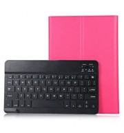 LEATHER REMOVABLE WIRELESS BLUETOOTH KEYBOARD MAGNETIC STAND FOLIO PROTECTIVE COVER SCREEN
