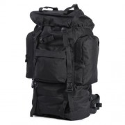 OUTDOOR MEN WOMEN MILITARY BAG FOR CLIMBING CAMPING HIKING (BLACK)