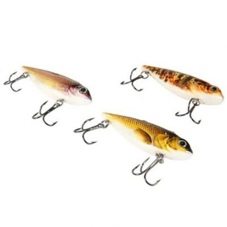 PROBEROS 6PCS OUTDOOR FISHING LURES BAIT WITH 2 HOOK (COLORMIX)
