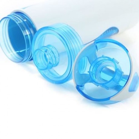 CARGEN TB001 500ML WATER DRIP DESIGN PORTABLE PC DOUBLE LAYER TRAVEL TEA WATER BOTTLE KETT