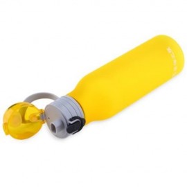 CARGEN MC005 550ML COLORFUL FROSTING PC WATER CUP PORTABLE TEA BOTTLE KETTLE (YELLOW)