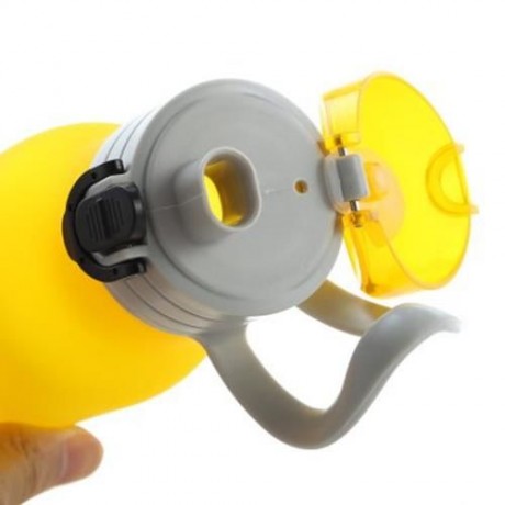 CARGEN MC005 550ML COLORFUL FROSTING PC WATER CUP PORTABLE TEA BOTTLE KETTLE (YELLOW)
