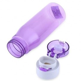 CARGEN EA525 525ML CREATIVE DIRECT DRINKING CUP PORTABLE PC WATER BOTTLE KETTLE (PURPLE)