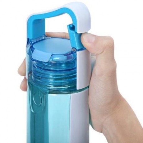CARGEN V71012 800ML PORTABLE PC TRAVEL WATER KETTLE BOTTLE FOR OUTDOORS (BLUE)