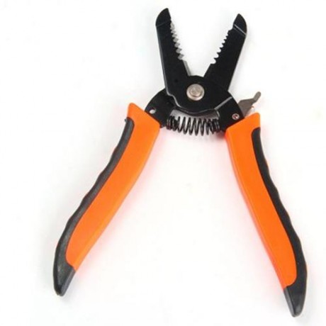JAKEMY JM - CT4 - 12 WIRE CUTTER STRIPPER CLAMP 7.0 INCH PLIER HARDWARE TOOL (BLACK AND OR