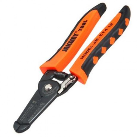JAKEMY JM - CT4 - 12 WIRE CUTTER STRIPPER CLAMP 7.0 INCH PLIER HARDWARE TOOL (BLACK AND OR