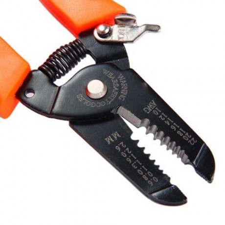 JAKEMY JM - CT4 - 12 WIRE CUTTER STRIPPER CLAMP 7.0 INCH PLIER HARDWARE TOOL (BLACK AND OR
