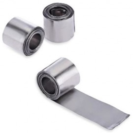 LEO 50PCS 140MM X 14MM PIECE FLEXIBLE LEAD SINKERS FISHING TACKLE (GRAY)