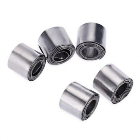 LEO 50PCS 140MM X 14MM PIECE FLEXIBLE LEAD SINKERS FISHING TACKLE (GRAY)