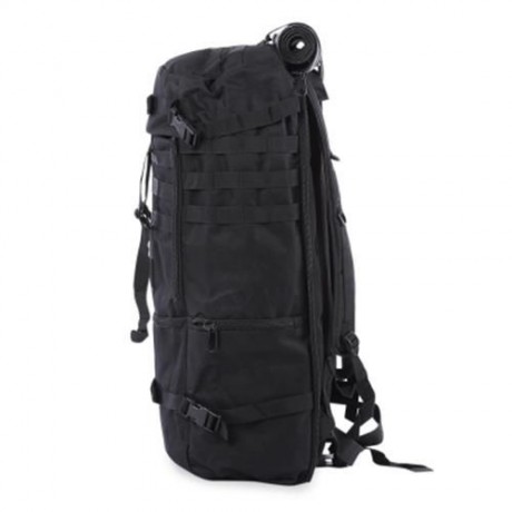 OUTDOOR MEN WOMEN MILITARY BAG FOR CLIMBING CAMPING HIKING (BLACK)