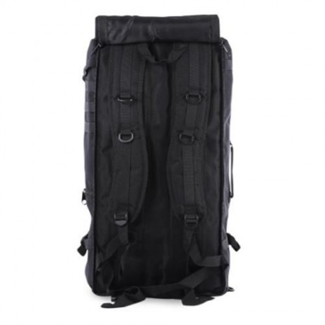 OUTDOOR MEN WOMEN MILITARY BAG FOR CLIMBING CAMPING HIKING (BLACK)