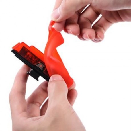 CYCLING NIGHT BIKE RECHARGEABLE LIGHT FOR MOUNTAIN ROAD BICYCLE (RED)