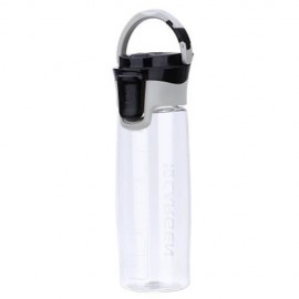 CARGEN R71010 600ML PORTABLE PLASTIC FUNCTION SPORT BOTTLE FOR CYCLING HIKING OFFICE (WHIT