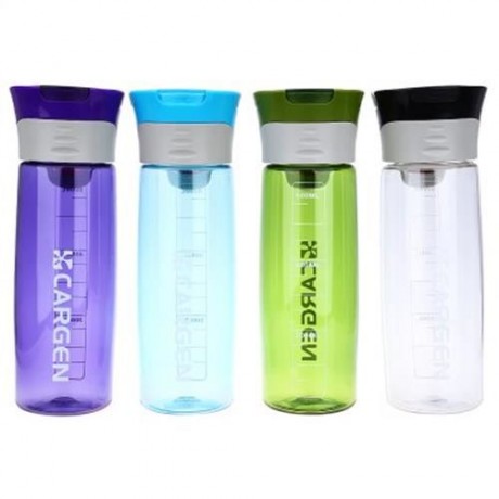 CARGEN R71010 600ML PORTABLE PLASTIC FUNCTION SPORT BOTTLE FOR CYCLING HIKING OFFICE (GREE