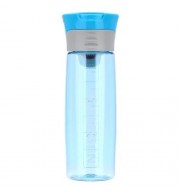CARGEN R71010 600ML PORTABLE PLASTIC FUNCTION SPORT BOTTLE FOR CYCLING HIKING OFFICE (BLUE