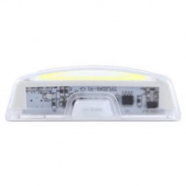 WATER RESISTANT 6-MODES USB RECHARGEABLE LED BIKE CYCLING TAIL LIGHT (WHITE AND YELLOW)