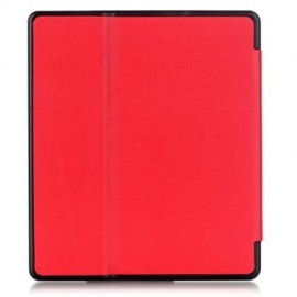PU LEATHER PROTECTIVE COVER WITH AUTO SLEEP WAKE UP FUNCTION FOR KINDLE OASIS 6 INCH (RED)