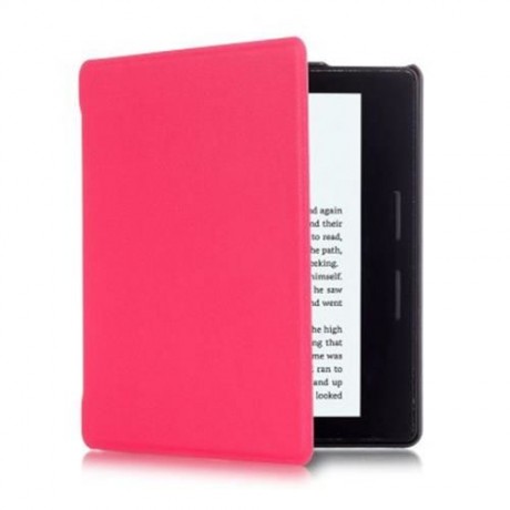 PU LEATHER PROTECTIVE COVER WITH AUTO SLEEP WAKE UP FUNCTION FOR KINDLE OASIS 6 INCH (ROSE