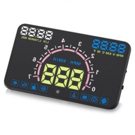 E350 AUTO CAR 5.8 INCH HUD HEAD UP DISPLAY OBDII INTERFACE ENGINE FAULT ALARM DYNAMIC SPEE