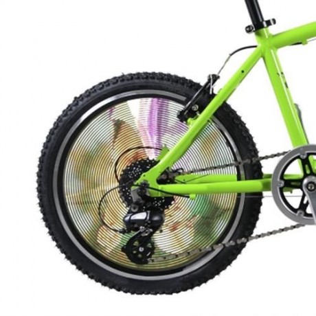 FT - 801 256 LEDS DIY BICYCLE WATERPROOF COLORFUL CHANGING VIDEO PICTURES BIKE WHEEL SPOKE