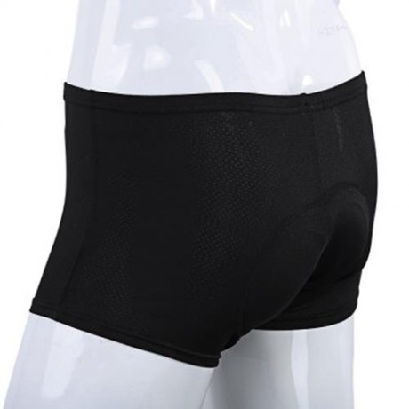 MAN COMFORTABLE RIDING SHORTS UNDERWEAR WITH SILICONE PAD (BLUE AND BLACK)
