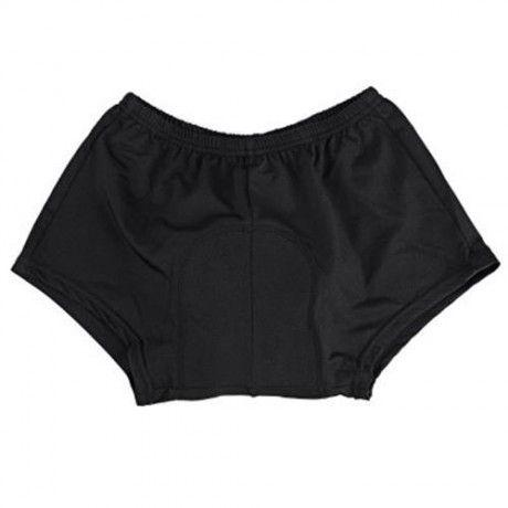 MAN COMFORTABLE RIDING SHORTS UNDERWEAR WITH SILICONE PAD (BLUE AND BLACK)