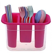 DRAIN DINNERWARE STORAGE BOX CREATIVE CANDY-COLOR DOUBLE PLASTIC CHOPSTICKS CAGE KITCHEN C