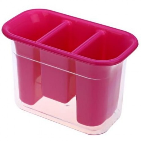 DRAIN DINNERWARE STORAGE BOX CREATIVE CANDY-COLOR DOUBLE PLASTIC CHOPSTICKS CAGE KITCHEN C