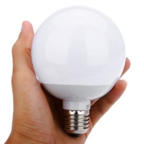 LIGHTME E27 10W 3 COLORS LED LIGHT GLOBE SHAPED BULB (WHITE)
