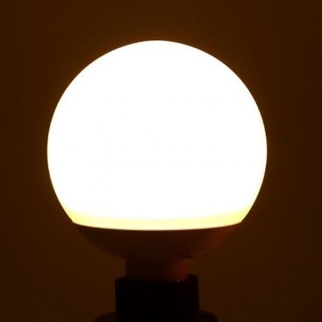 LIGHTME E27 10W 3 COLORS LED LIGHT GLOBE SHAPED BULB (WHITE)