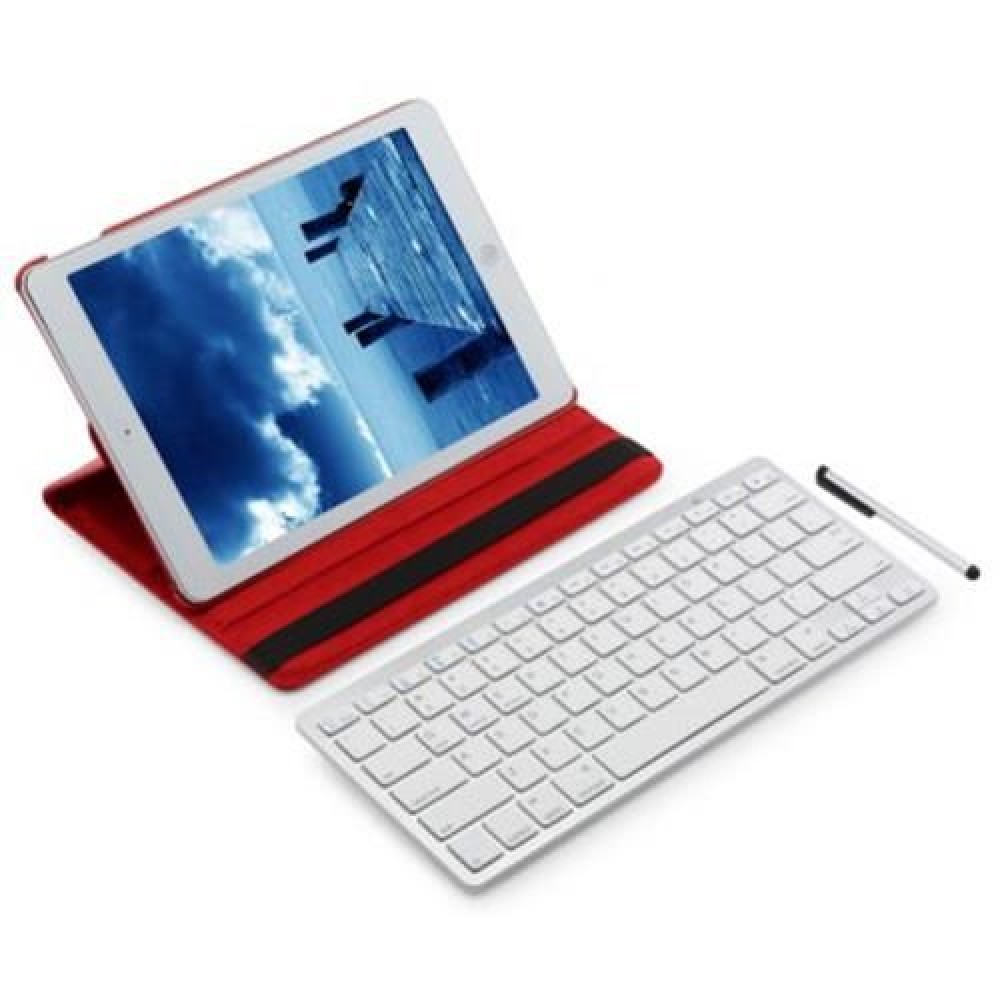 WIRELESS BLUETOOTH KEYBOARD STYLUS PEN 360 DEGREE ROTATING PU LEATHER SMART CASE COVER FOR WIRELESS BLUETOOTH KEYBOARD STYLUS PEN 360 DEGREE ROTATING PU LEATHER SMART CASE COVER FOR