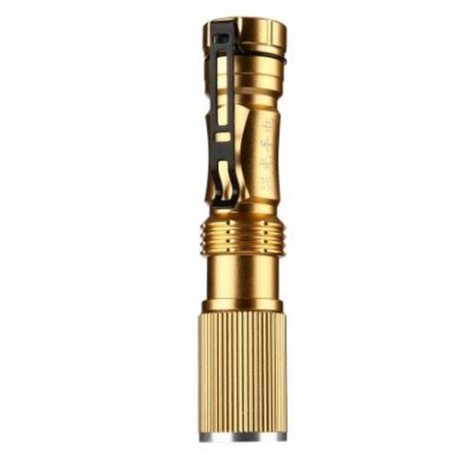 T6 LED 5W 350LM MINI FLASHLIGHT 3 MODES TORCH LIGHT (PLATINUM)