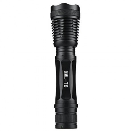 SKYWOLFEYE S3 5W 1000LM 5-MODE CREE T6 LED MINI FLASHLIGHT ZOOMABLE BIKING LAMP (BLACK)