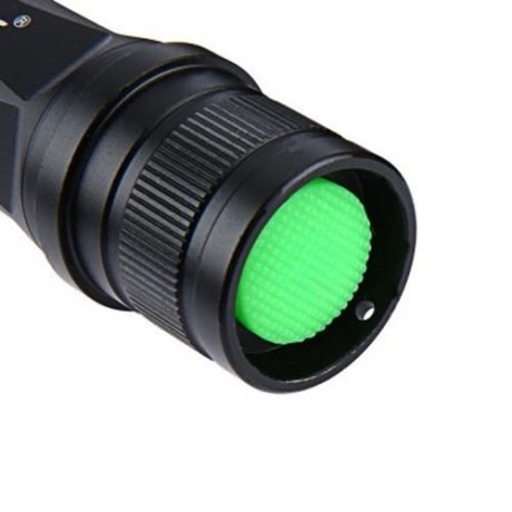 SKYWOLFEYE S3 5W 1000LM 5-MODE CREE T6 LED MINI FLASHLIGHT ZOOMABLE BIKING LAMP (BLACK)