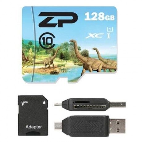 ZP HERBIVOROUS DINOSAUR MICRO SDXC CARD DATA STORAGE GADGET (BLUE)