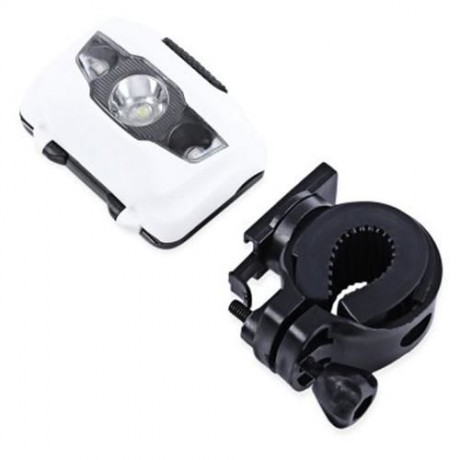 3-LED BICYCLE LIGHT WATER RESISTANT TORCH WITH MOUNT FLASH (WHITE)