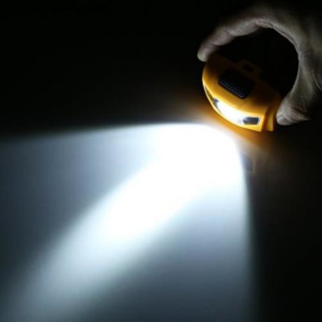 3-LED BICYCLE LIGHT WATER RESISTANT TORCH WITH MOUNT FLASH (WHITE)