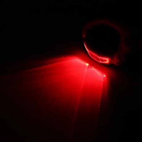 3-LED BICYCLE LIGHT WATER RESISTANT TORCH WITH MOUNT FLASH (WHITE)
