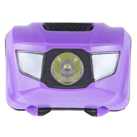 3-LED BICYCLE LIGHT WATER RESISTANT TORCH WITH MOUNT FLASH (PURPLE)