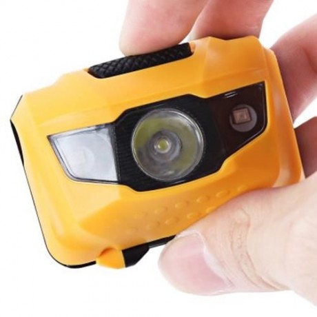 3-LED BICYCLE LIGHT WATER RESISTANT TORCH WITH MOUNT FLASH (YELLOW)